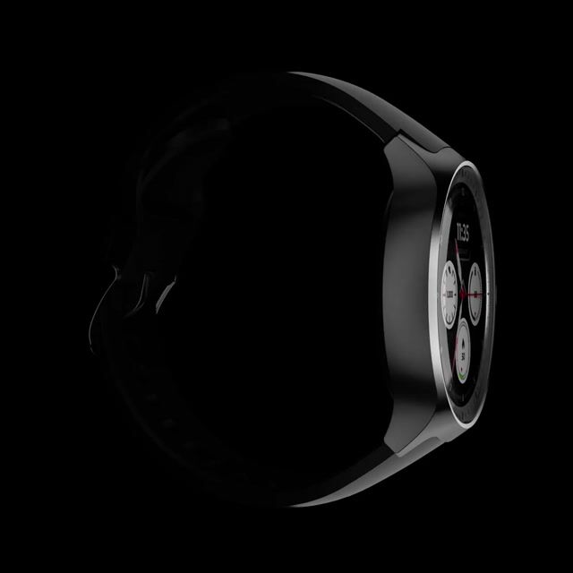 Motorola Moto Watch 3,63 cm (1.43'') OLED 47 mm Numérique Écran tactile Noir GPS (satellite)