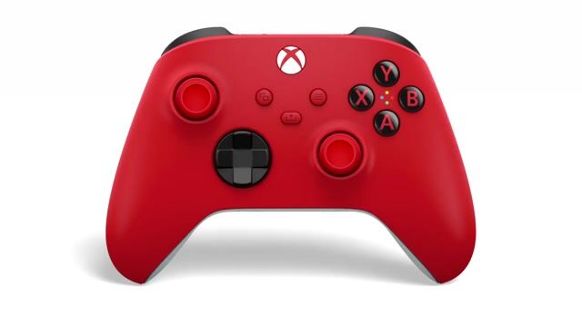 Mando Inalámbrico Xbox Series Nueva Generación - Voltio Eléctrico - Amarillo - Xbox Series / Xbox One / PC Windows 10 - Rojo