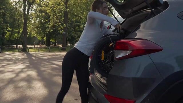 Vélo pliant Hygge Virum 2025 - Vélo électrique léger | Sangria Rouge