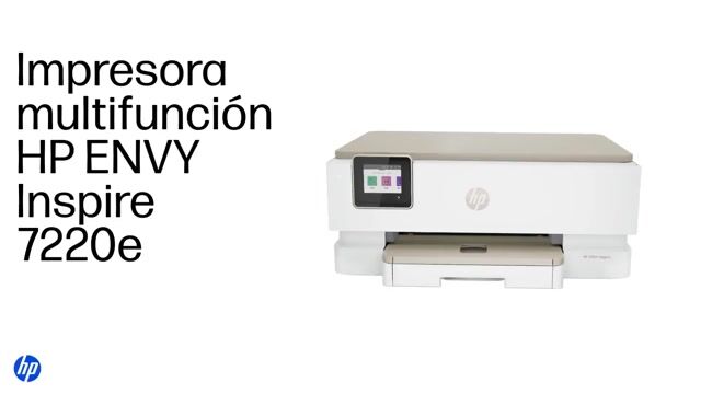 HP ENVY Inspire 7220e Inalámbrico All-in-One Color Impresora, Instant Ink; Fotocopiadora, escáner
