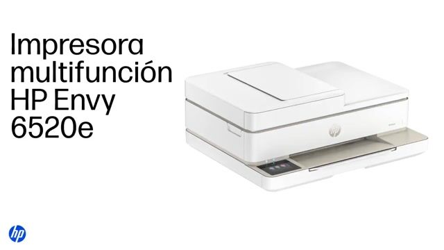HP ENVY 6520e Inalámbrico All-in-One Color Impresora, Instant Ink; Impresión de fotografías