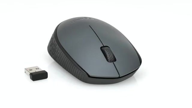 Logitech M171 Black-K Ratón inalámbrico RF ambidiestro óptico 1000 DPI