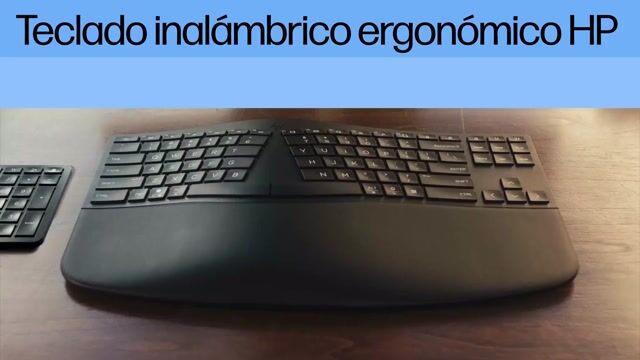 HP STORE 3PL clavier Maison RF sans fil + Bluetooth Noir