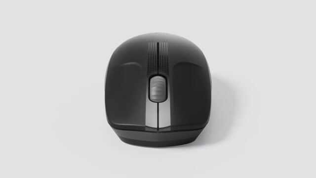 Mouse senza fili Logitech M190 a grandezza naturale