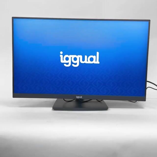 iggual Monitor 23,8'' IPS FHD 100Hz VGA HDMI webcam
