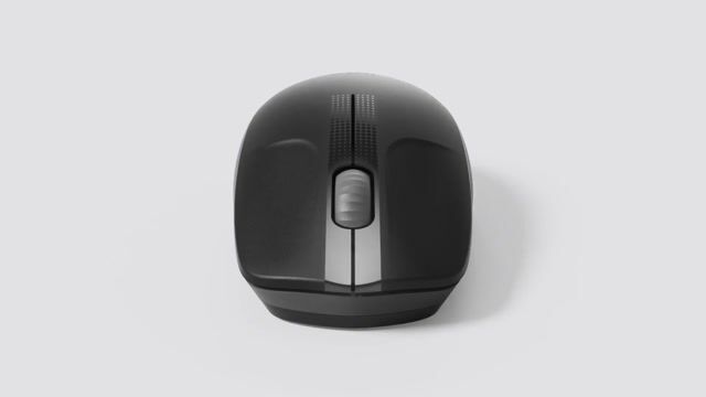 Mouse senza fili Logitech M190 a grandezza naturale