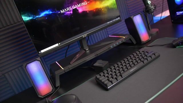 Mars Gaming MSRGBW altoparlante bianco cablato e wireless 15 W