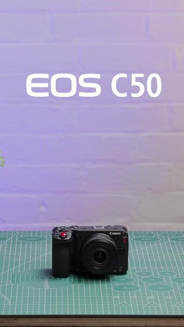 EOS C50 - Caméra vidéo 4K + poignée XLR, Noir