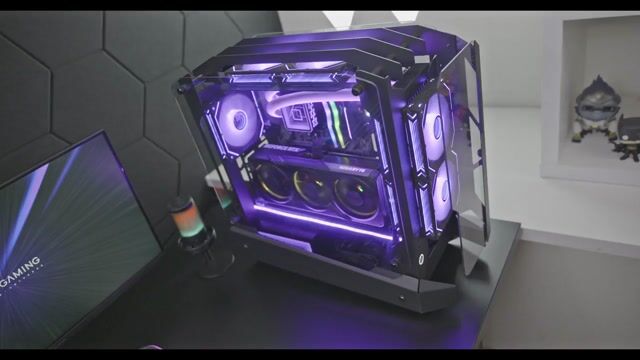 Mars Gaming MC-EDGEW Midi Tower Blanc