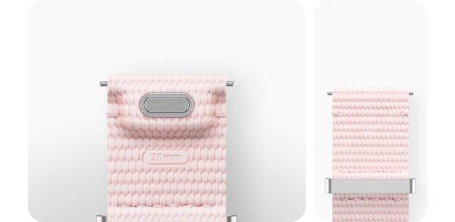 Muñequera Samsung Original Athleisure Watch7 para Galaxy Watch 4 / 5 / 6 / 7 (20 mm) - S/M - Crema