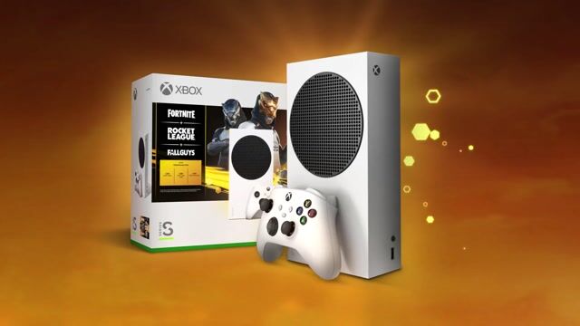 Microsoft Xbox Series S Pack Chasseur doré