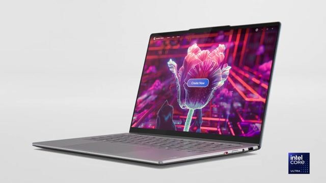 Lenovo Yoga Slim 7 14ILL10 Copilot+ PC Intel Core Ultra 7 256V Ordinateur portable 35,6 cm (14'') 2.8K 16 Go LPDDR5x-SDRAM 512 Go SSD Wi-Fi 7 (802.11be) Windows 11 Home Allemand Gris