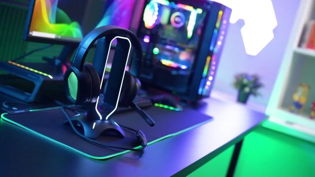 Mars Gaming MH320W Blanco, Auriculares Neodimio RGB Flow, Micrófono y Caja de Control