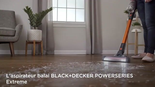 Black & Decker SVJ520BFSP-QW aspirateur balai et balai électrique Aspirateur-balai 2 en 1 Batterie Sec Cyclonique Sans sac 0,5 L Gris, Violet, Titane 2 Ah